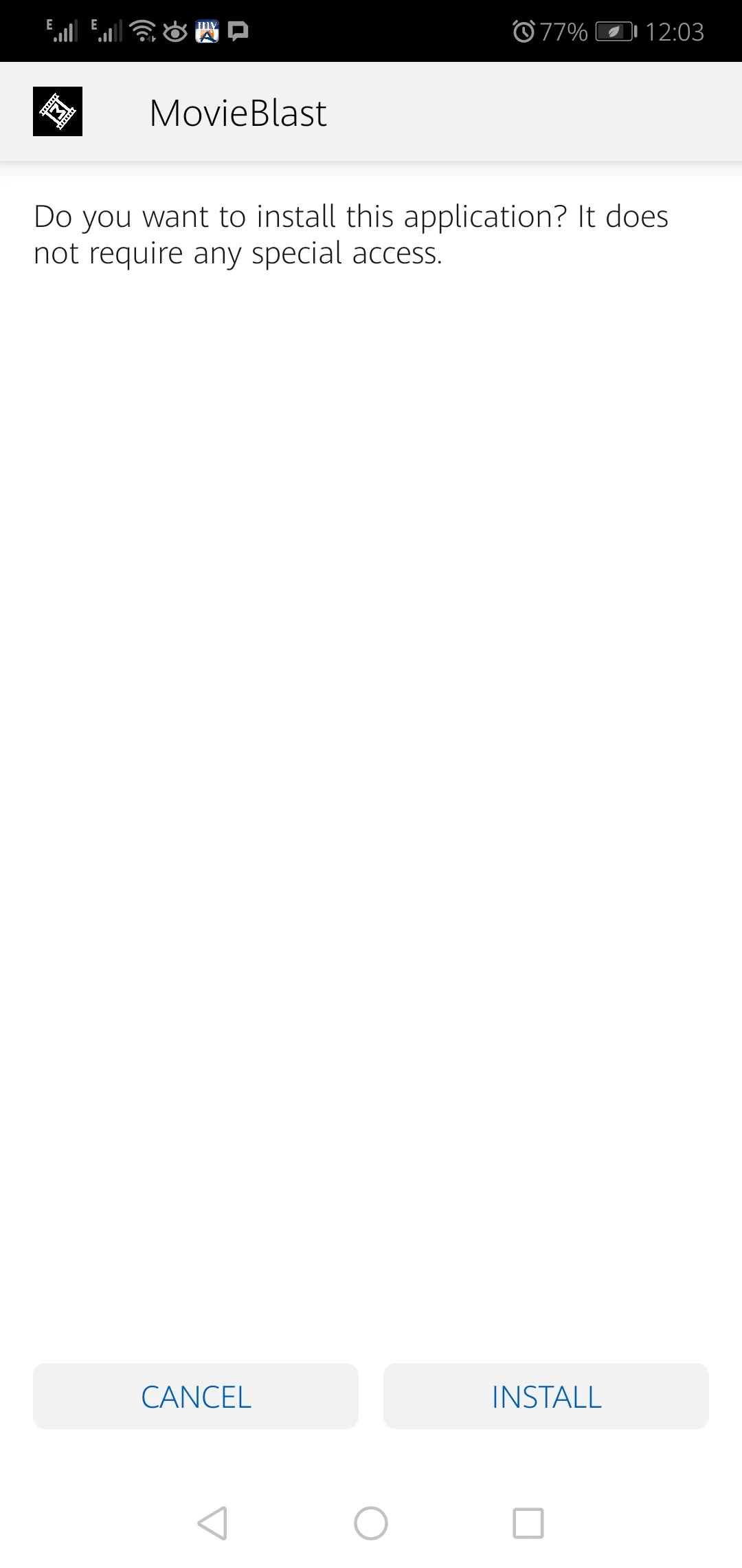 Screenshot Of Movie Blast